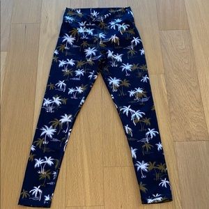 The Upside Palm Tree Leggings Size Small